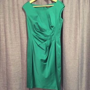 Emerald green Ralph Lauren formal dress